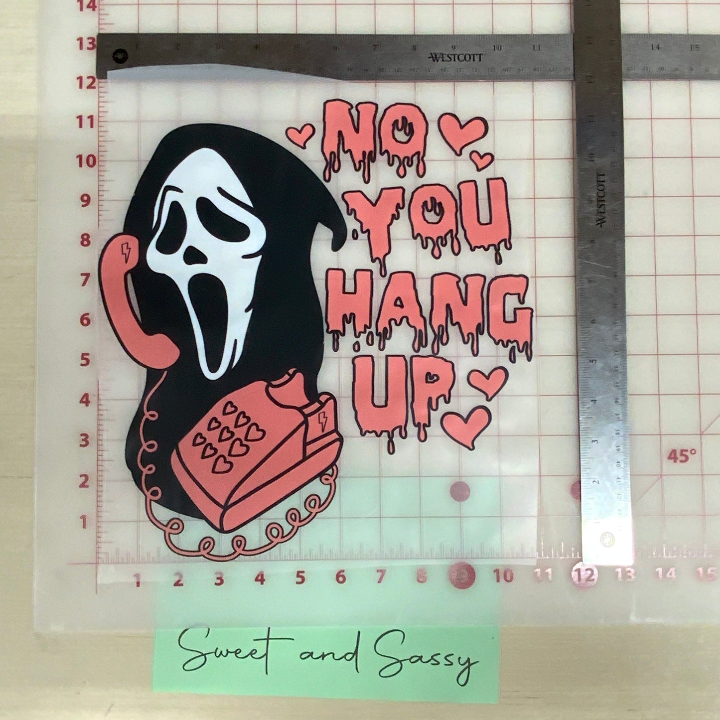 No, you hang up DTF Transfer Design