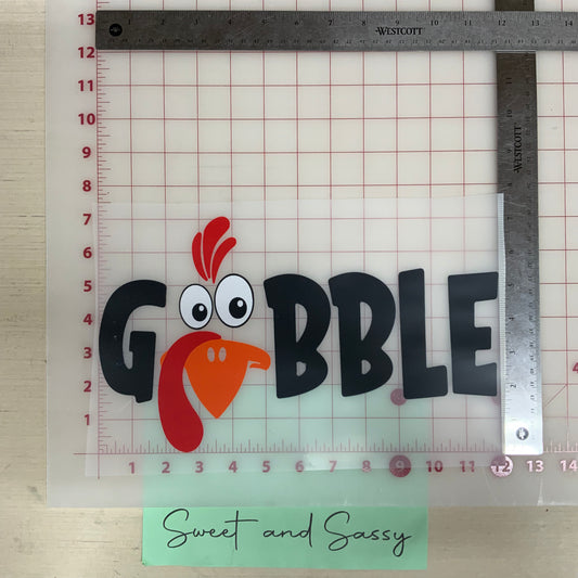 Gobble DTF Transfer Design