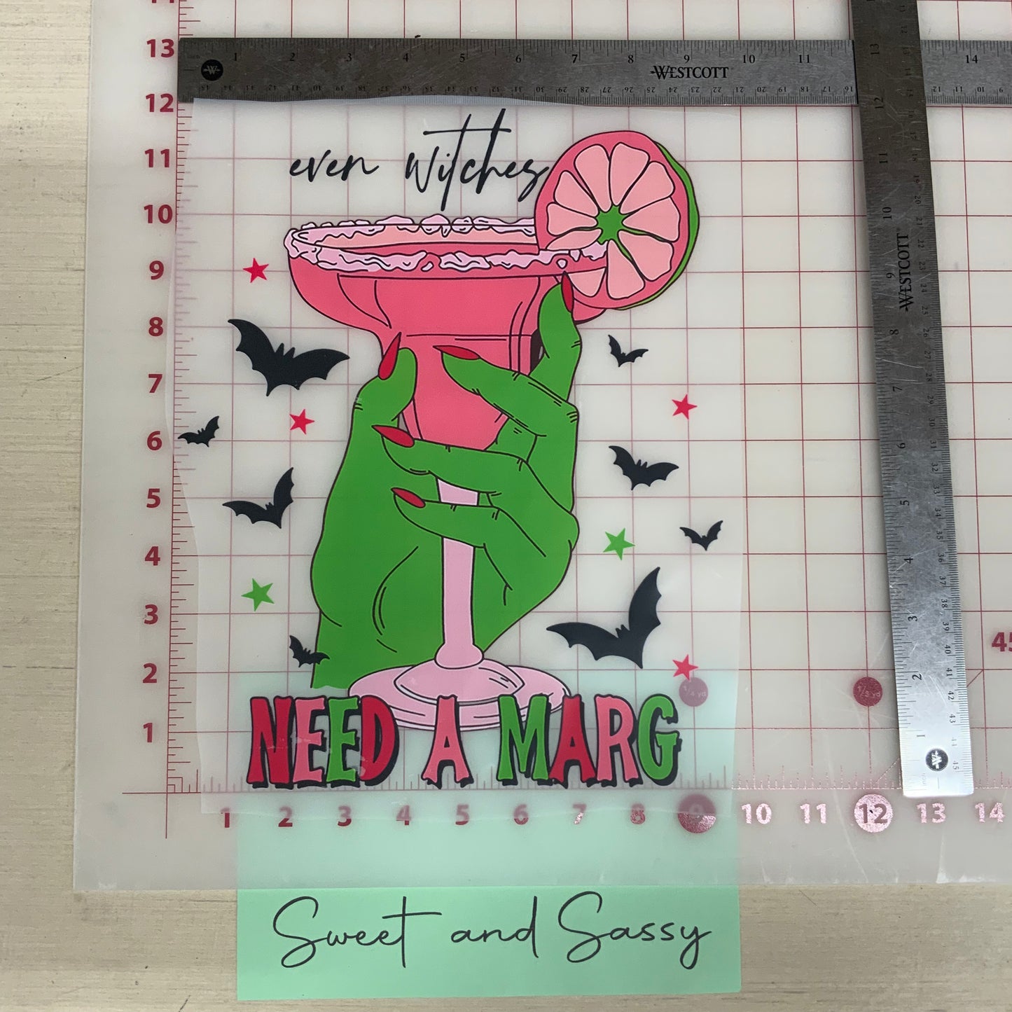 Even witches need a Marg DTF Transfer Design