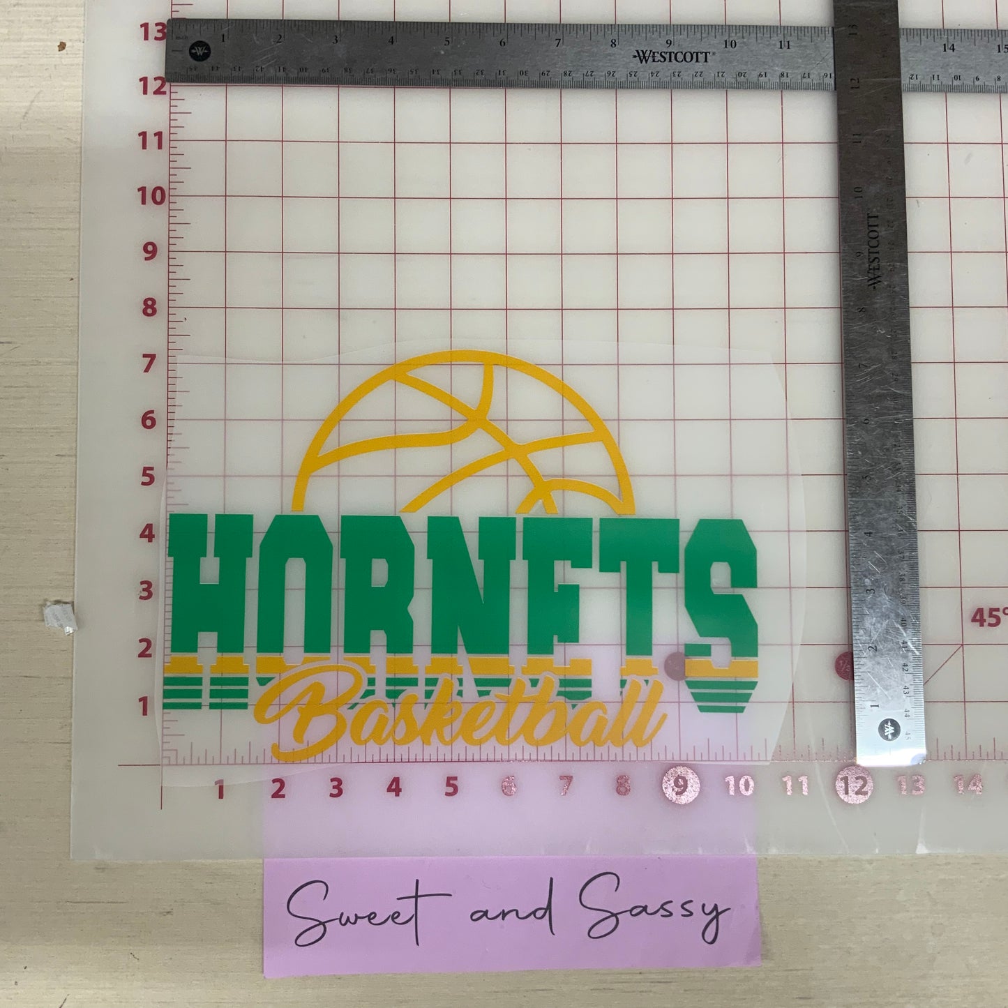 Hornets Basketball DTF Transfer