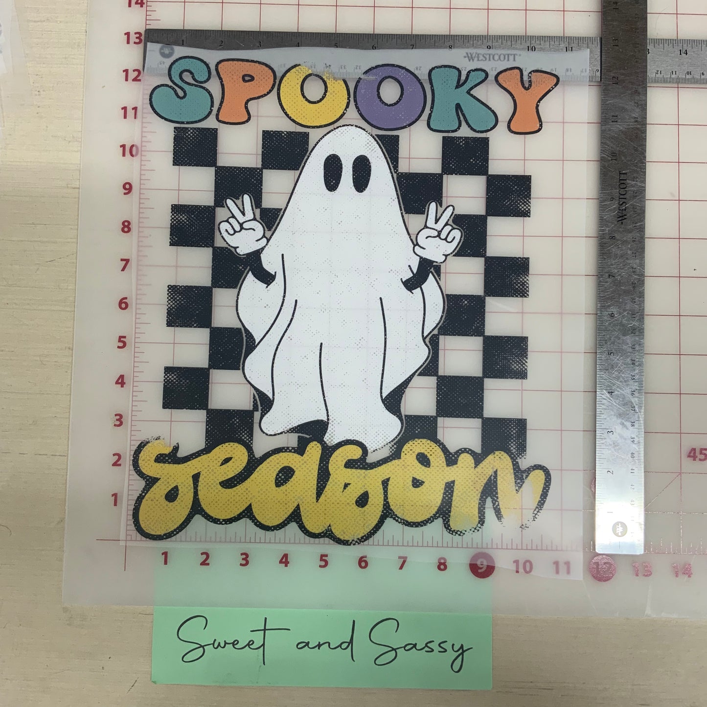 Spooky Season Ghost DTF Transfer Design