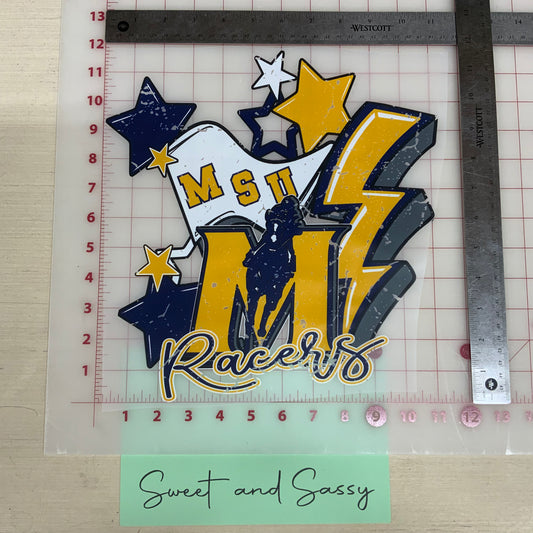 Murray State Racer JS DTF Transfer Design