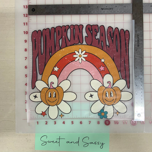 Pumpkin Season DTF Transfer Design