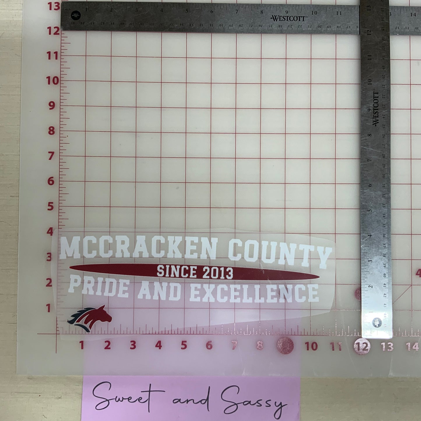 McCracken County Pride and Excellence DTF Transfer