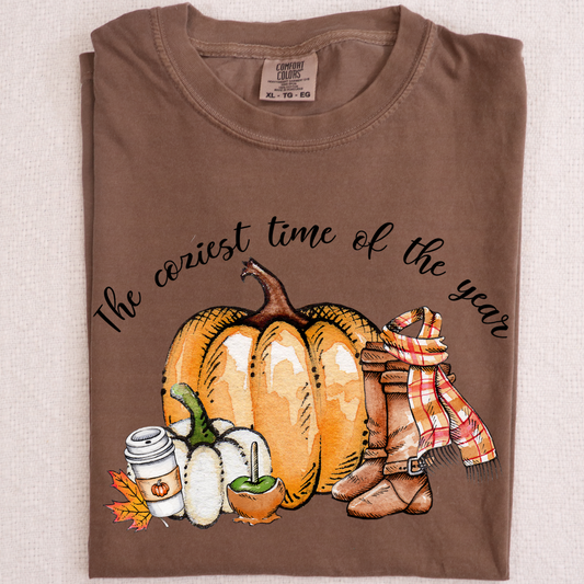 The coziest time of the year DTF Transfer Design