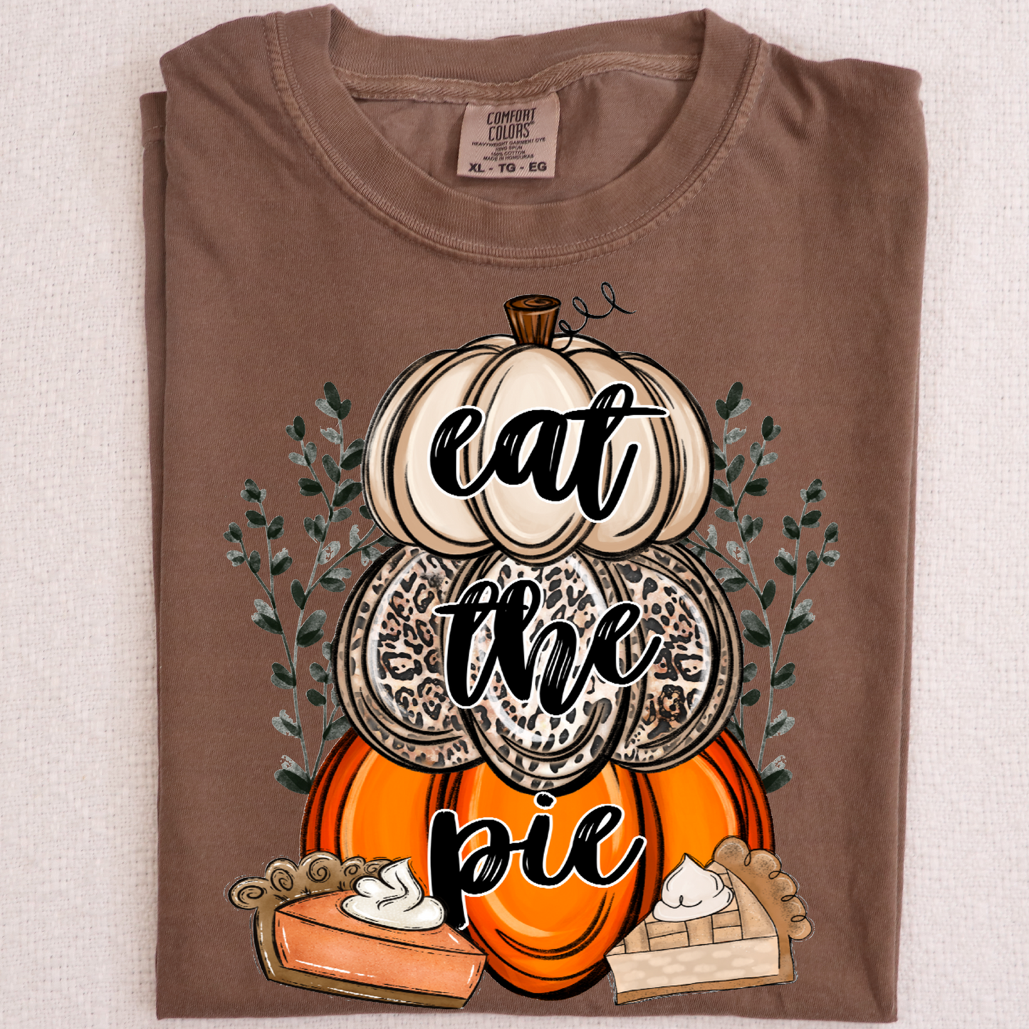 Eat the Pie DTF Transfer Design