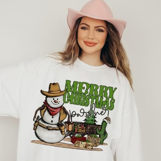 Merry Christmas Pardner DTF Transfer Design