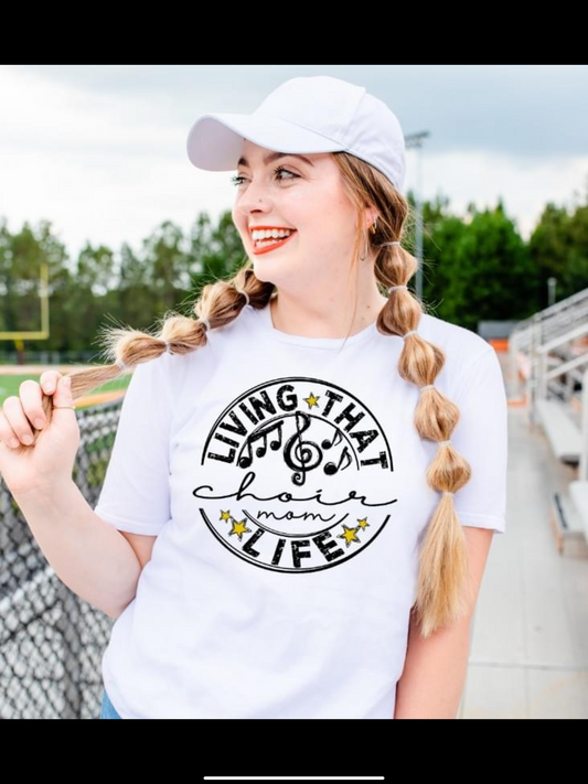 Living that choir mom life DTF Transfer Design