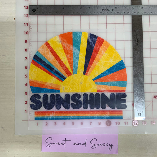 Sunshine DTF Transfer Design