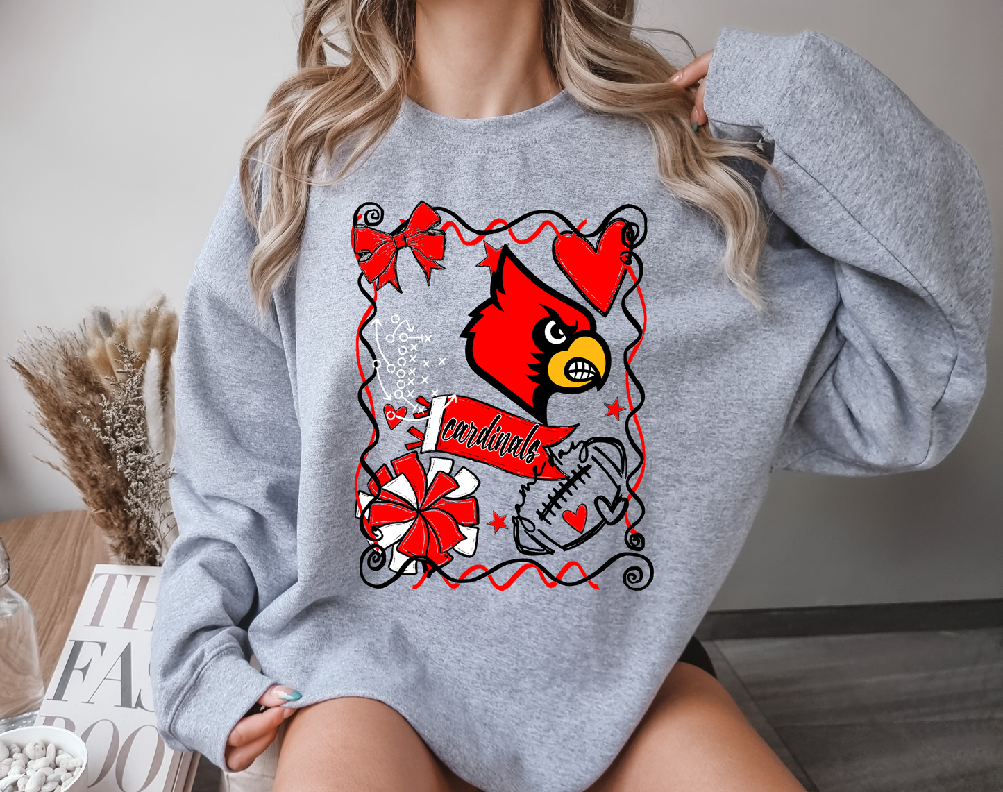 Football Mascot Collage DTF Transfer Design
