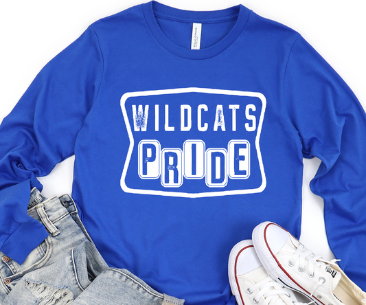 Wildcats Pride white DTF Transfer