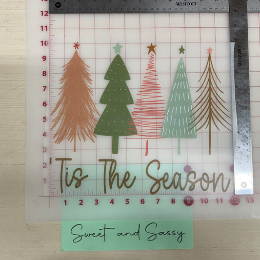 Tis the Season DTF Transfer Design