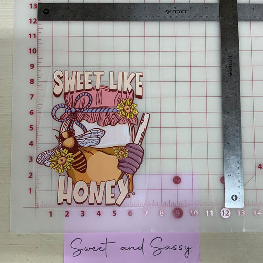 Sweet like honey DTF Transfer Design