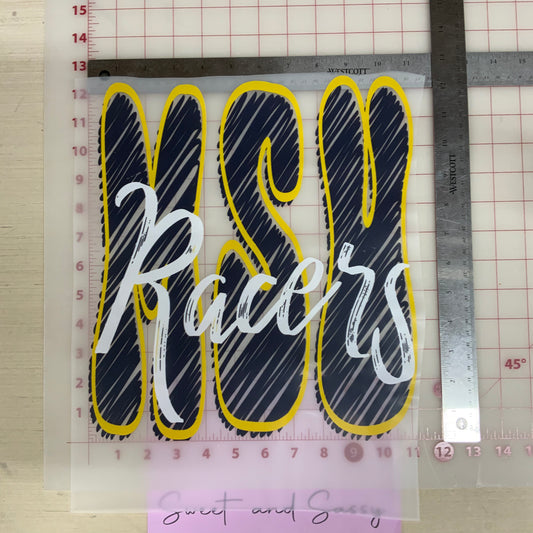 MSU scribble DTF Transfer