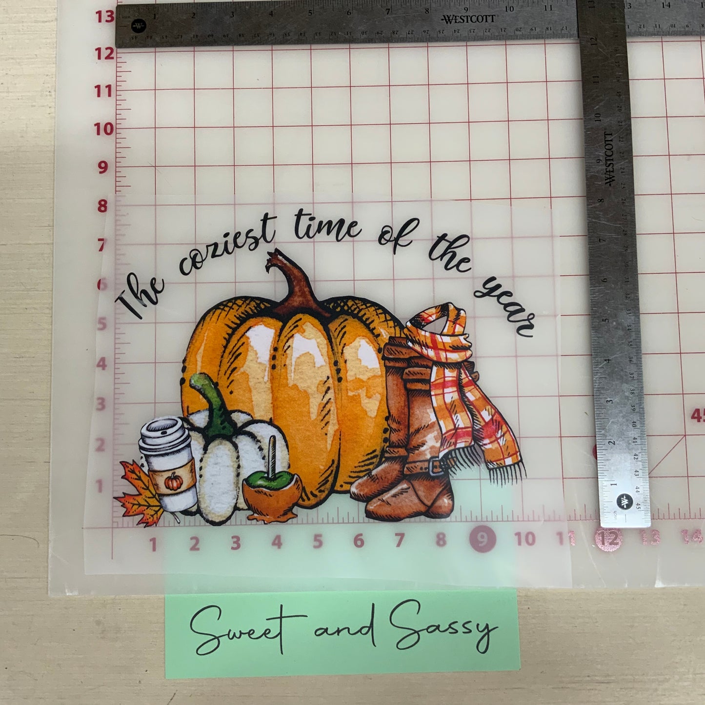 Coziest time of the year DTF Transfer Design
