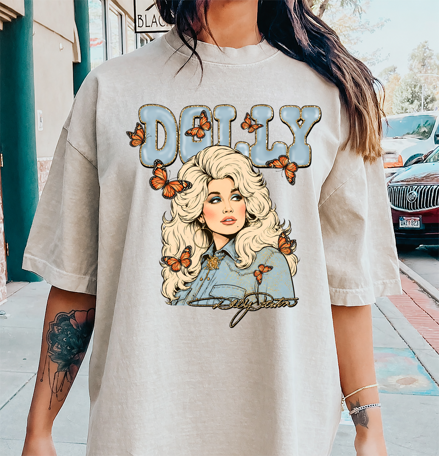 Dolly Parton butterflies