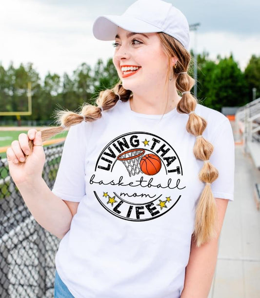 Living that basketball mom life DTF Transfer Design