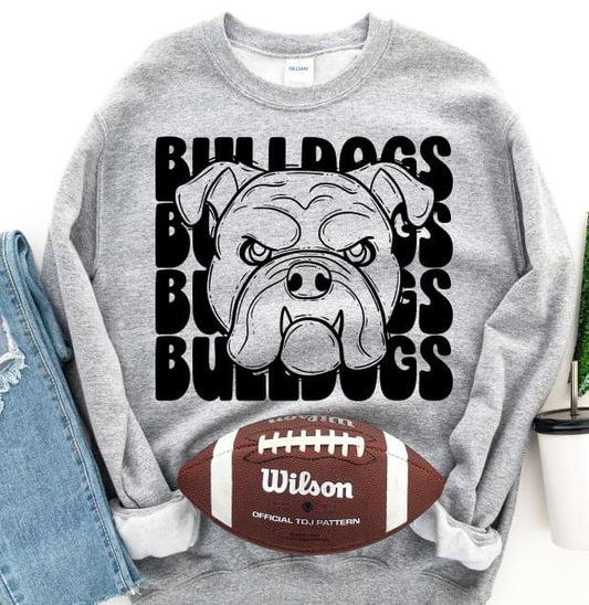 Bulldogs DTF Transfer Design