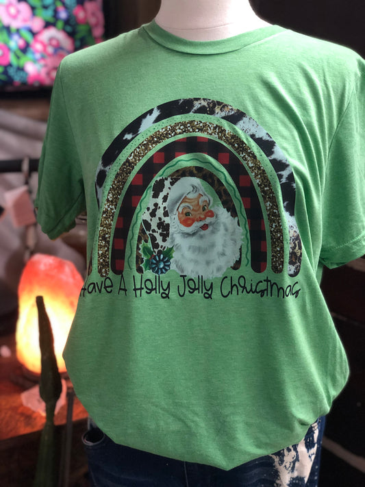 Santa, Have a Holly Jolly Christmas  DTF Transfer Design