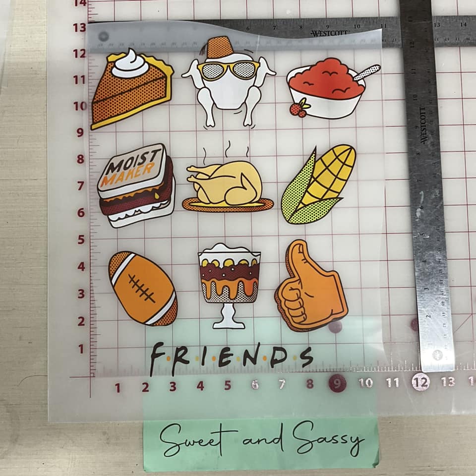 Friends Turkey DTF Transfer Design