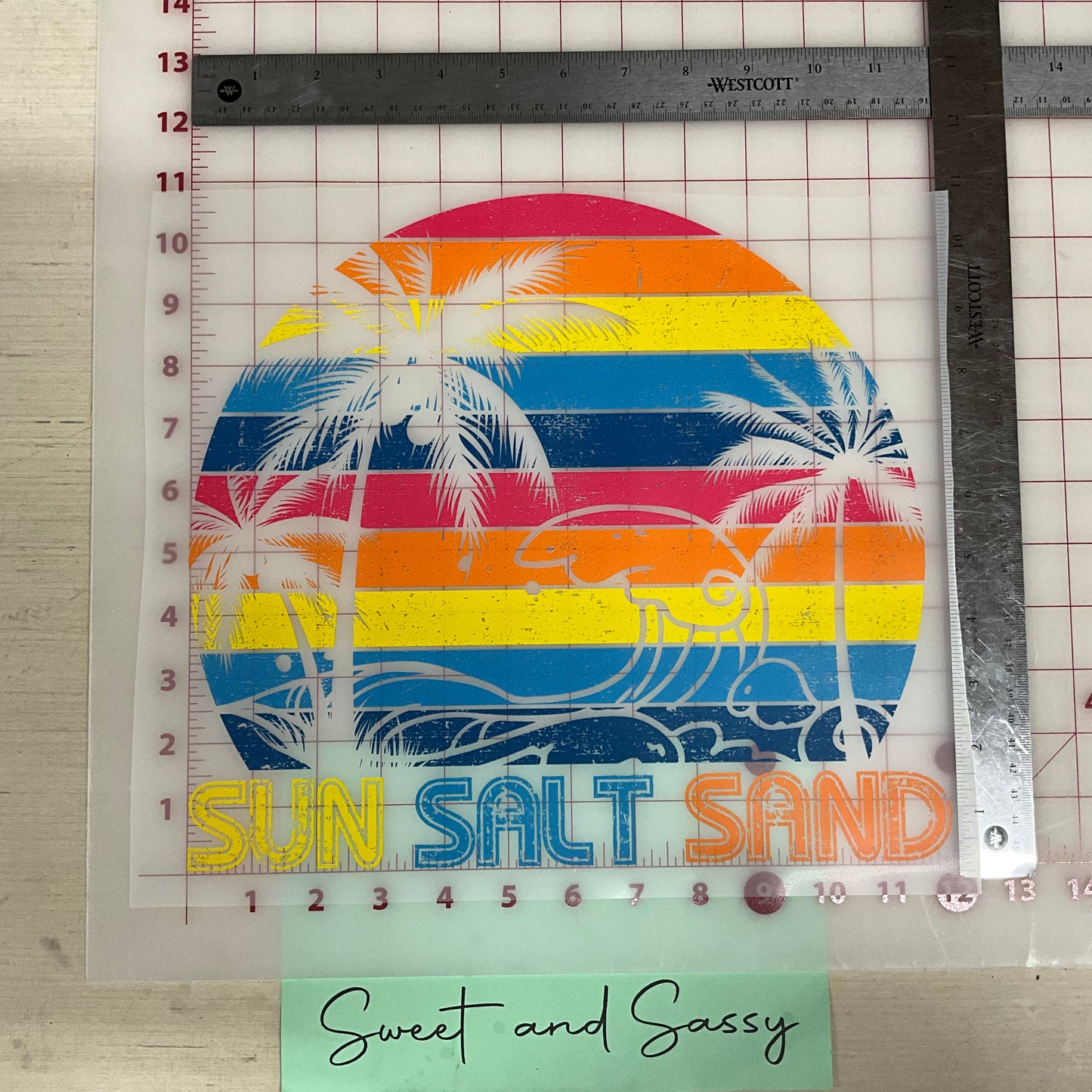 Sun Salt Sand DTF Direct To Film 📠🎞 Transfer