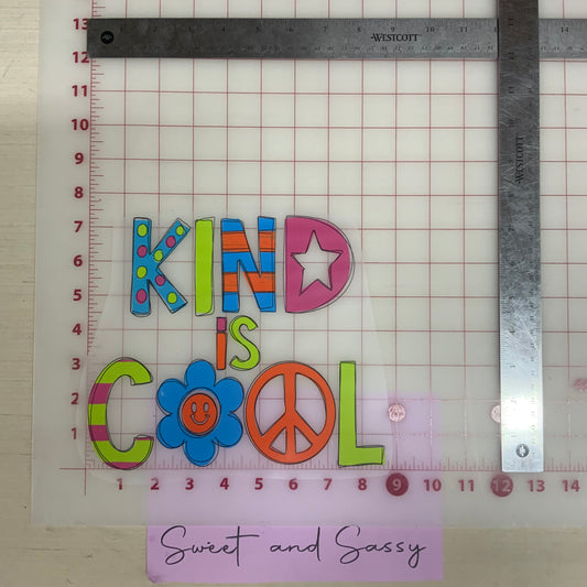 Kind is cool DTF Transfer Design