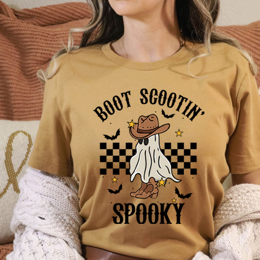 Boot Scootin' Spooky DTF Transfer Design