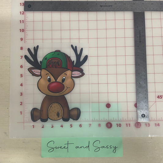 Boy Reindeer DTF Transfer Design