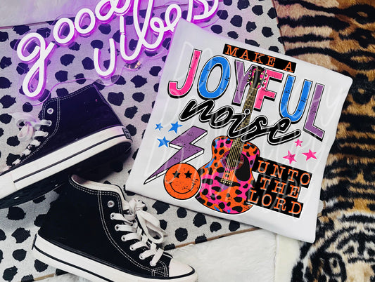 Make a noise unto the Lord DTF Transfer Design