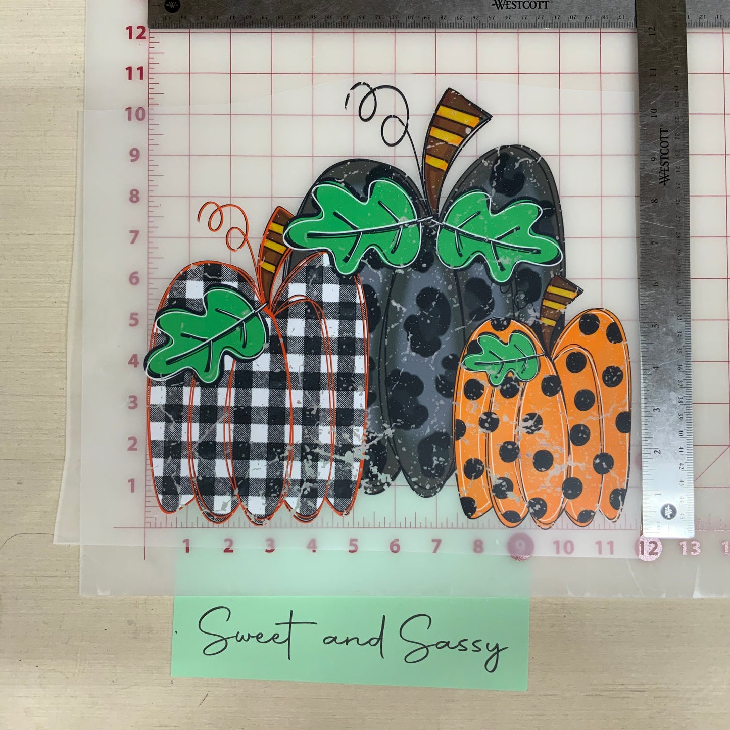 Pumpkin bunch DTF Transfer Design