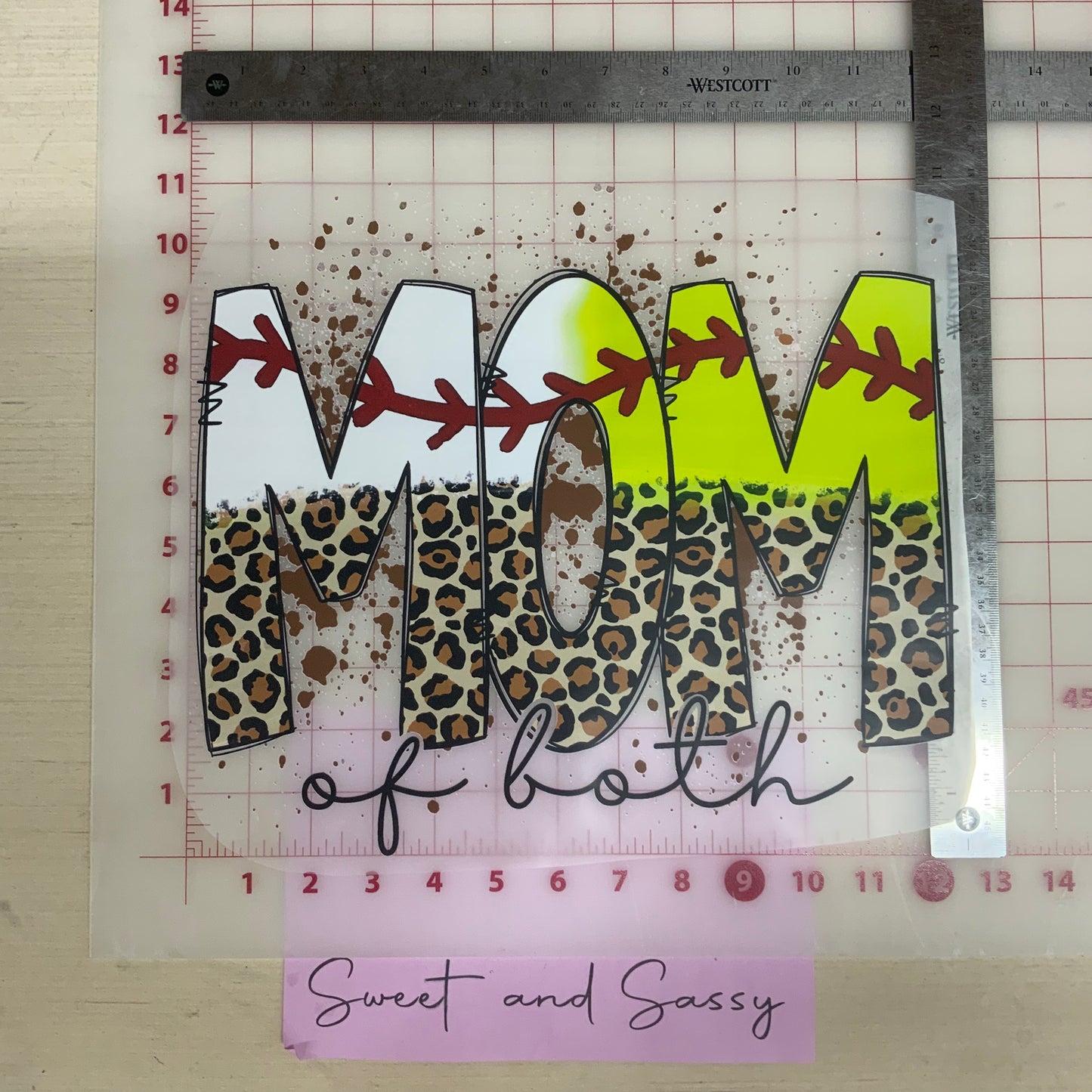 Mom of both DTF Transfer Design