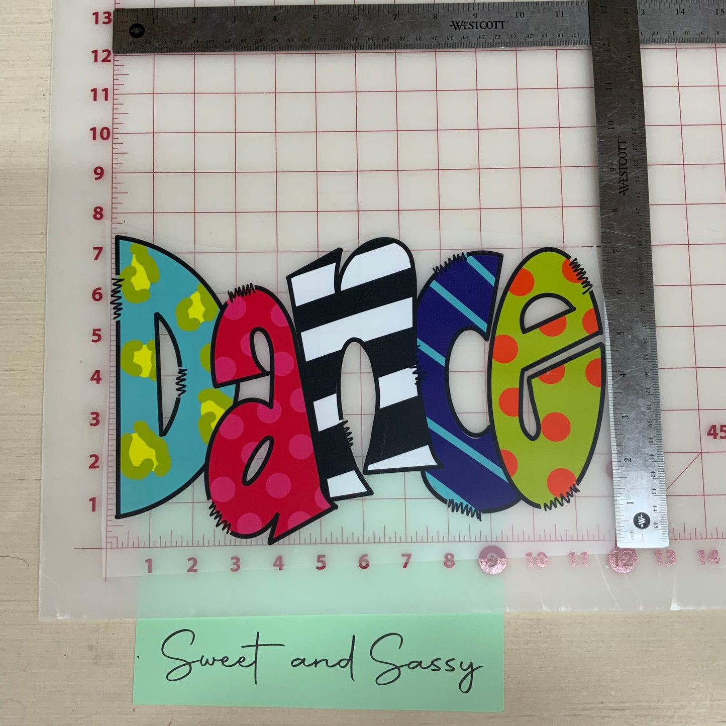 DANCE DTF Transfer Design