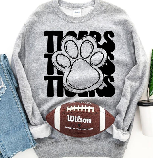 Tigers DTF Transfer Design