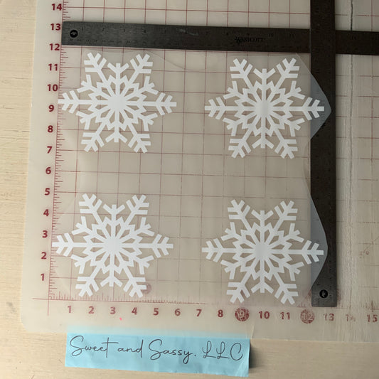 Snowflakes DTF Transfer Design