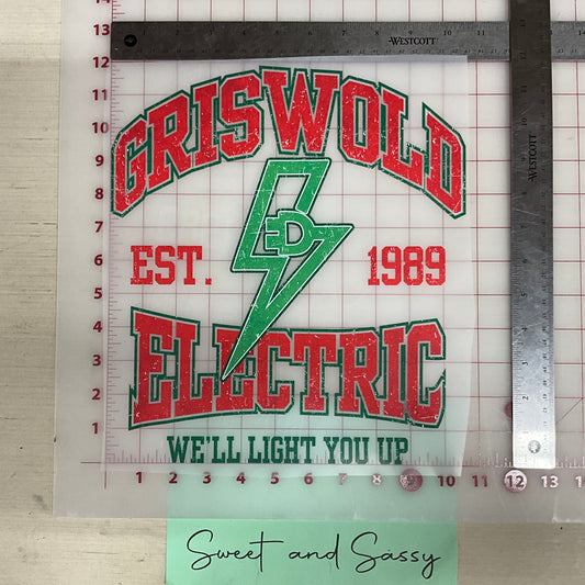 Griswold Electric 2 DTF Transfer Design