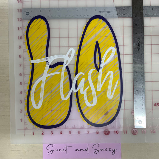 LO Flash Scribble DTF Transfer