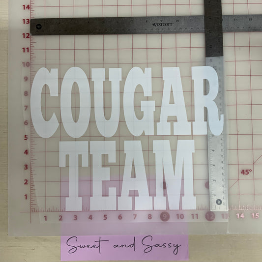 Cougar Team DTF Transfer