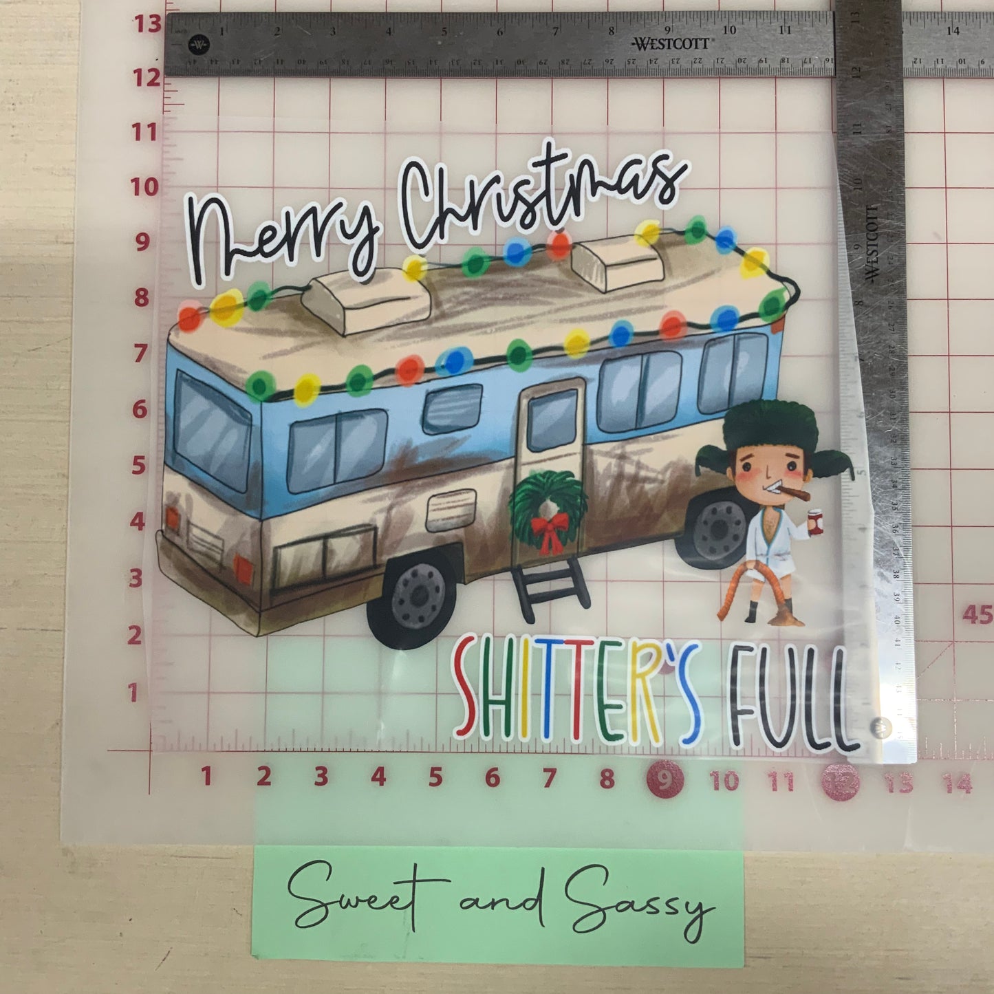 Merry Christmas, Sh***ers Full DTF Transfer Design