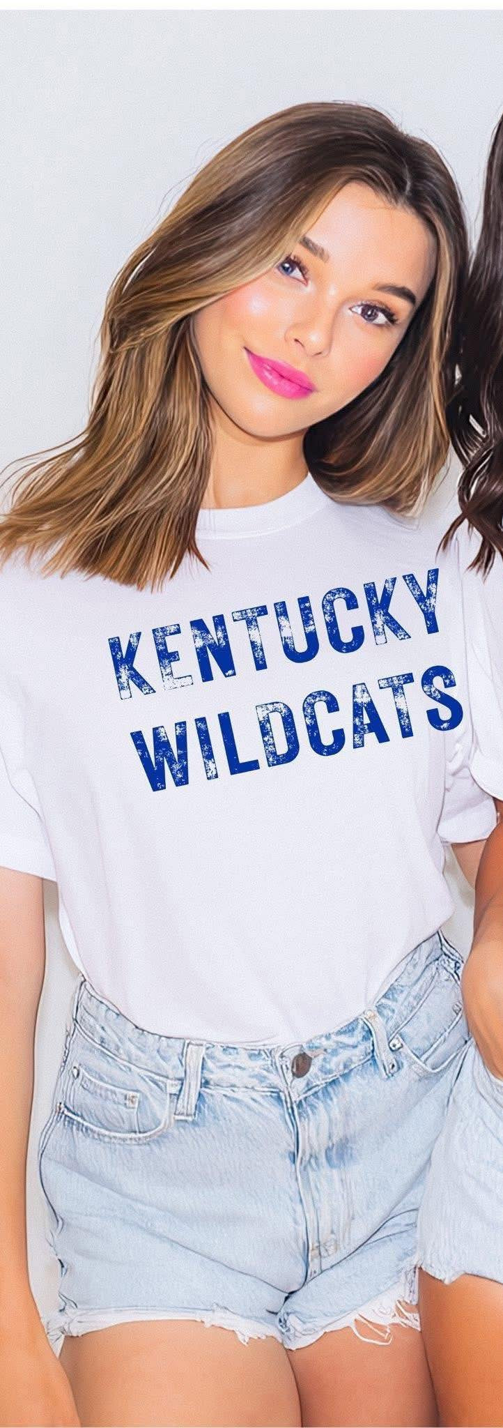 Kentucky Wildcats stacked grunge DTF Transfer Design