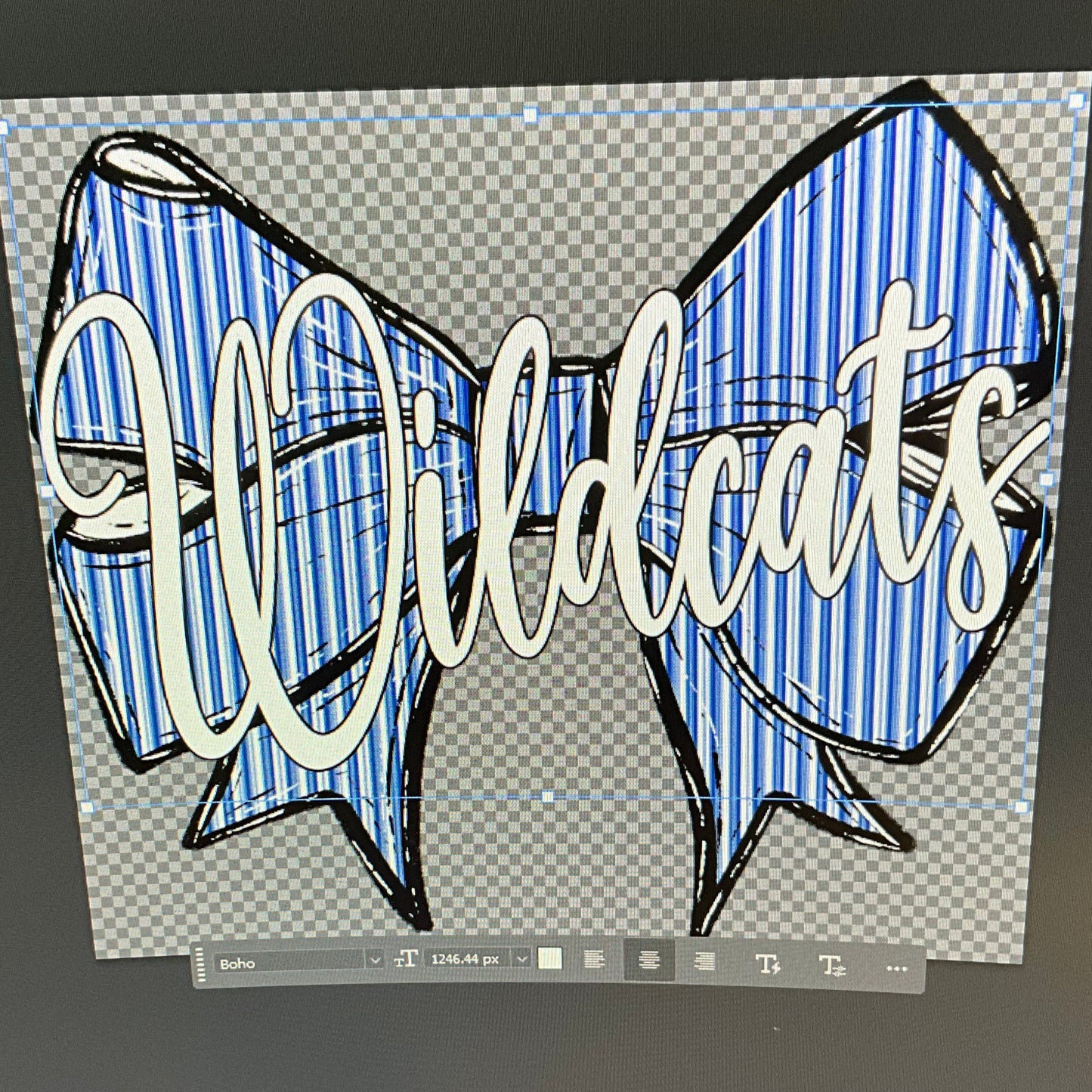 Prepster Bow School Mascot DTF Transfer Design