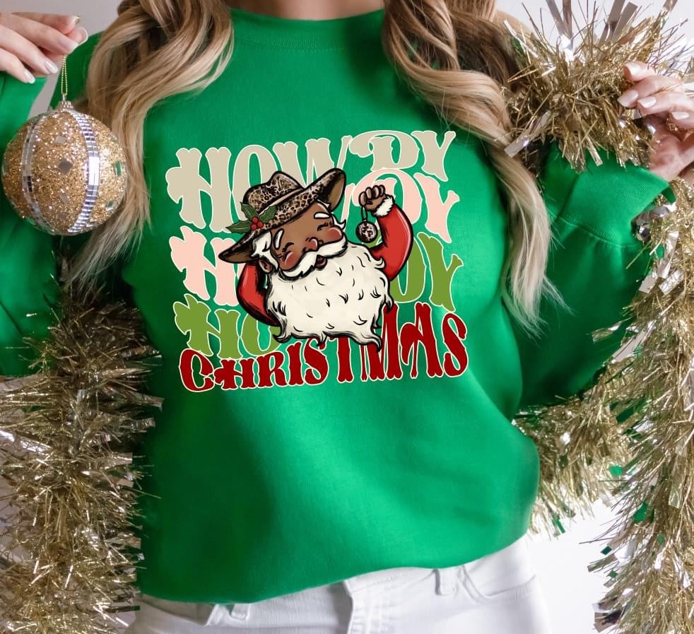 Howdy Christmas DTF Transfer Design