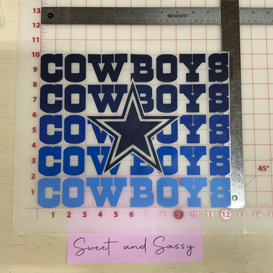 Cowboys DTF Transfer