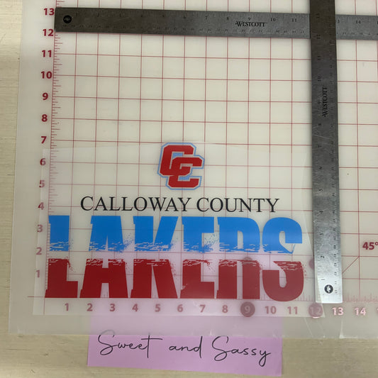 Calloway County Lakers DTF Transfer