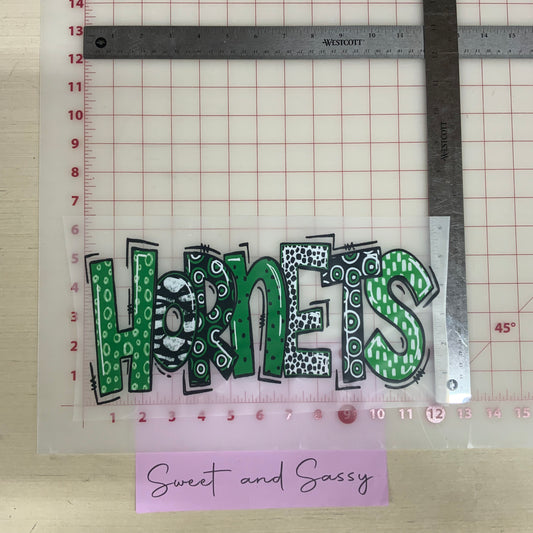 Hornets Doodle  DTF Transfer