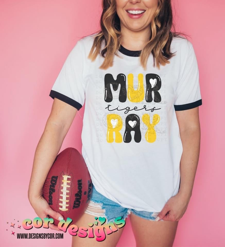 Murray Tigers COR DTF Transfer Design