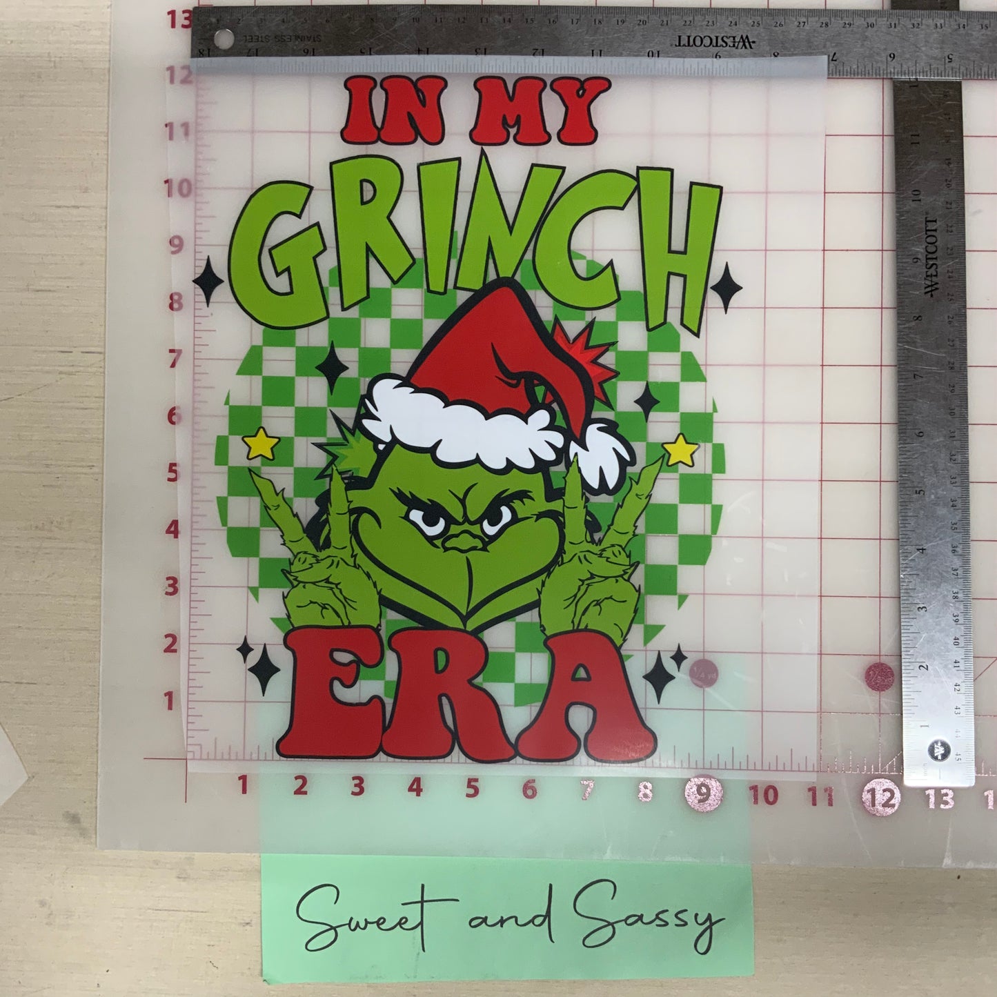 In my Grinch Era DTF Transfer Design
