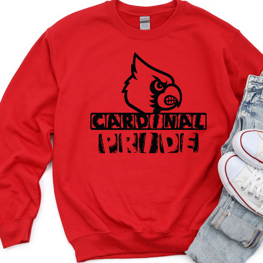 Cardinals pride black DTF Transfer Design