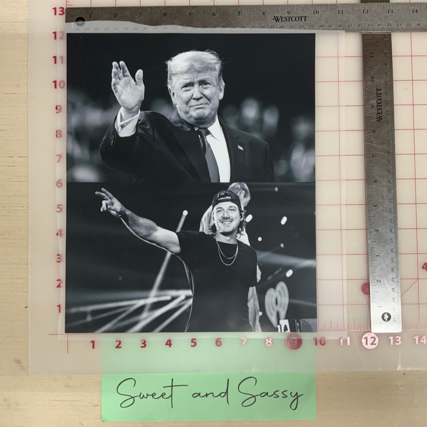 Donald and Morgan DTF Transfer Design
