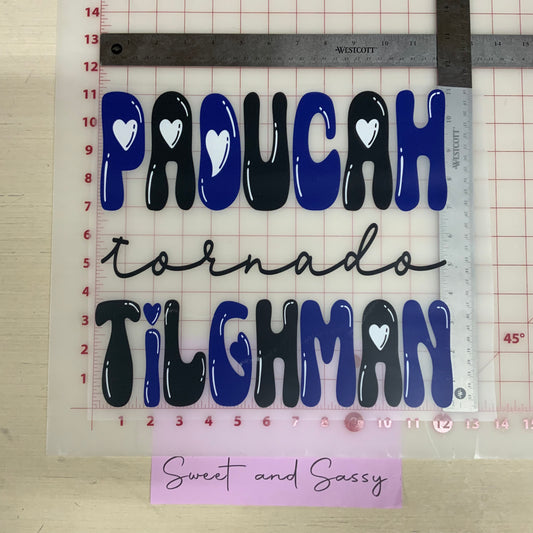 Paducah Tilghman Tornado COR DTF Transfer Design