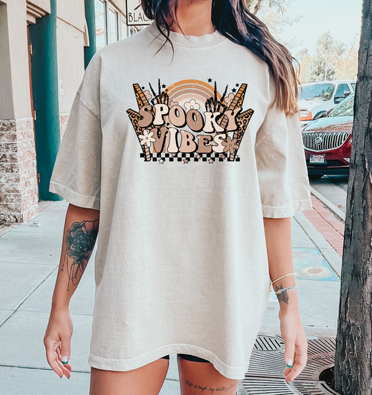 Spooky Vibes DTF Transfer Design